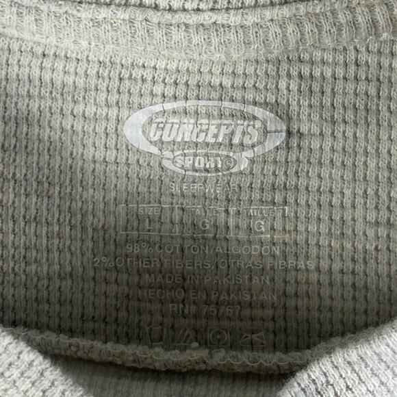 Concept vintage Notre dame fightin’irish knit gray sweatshirt size Large - Picture 4 of 6